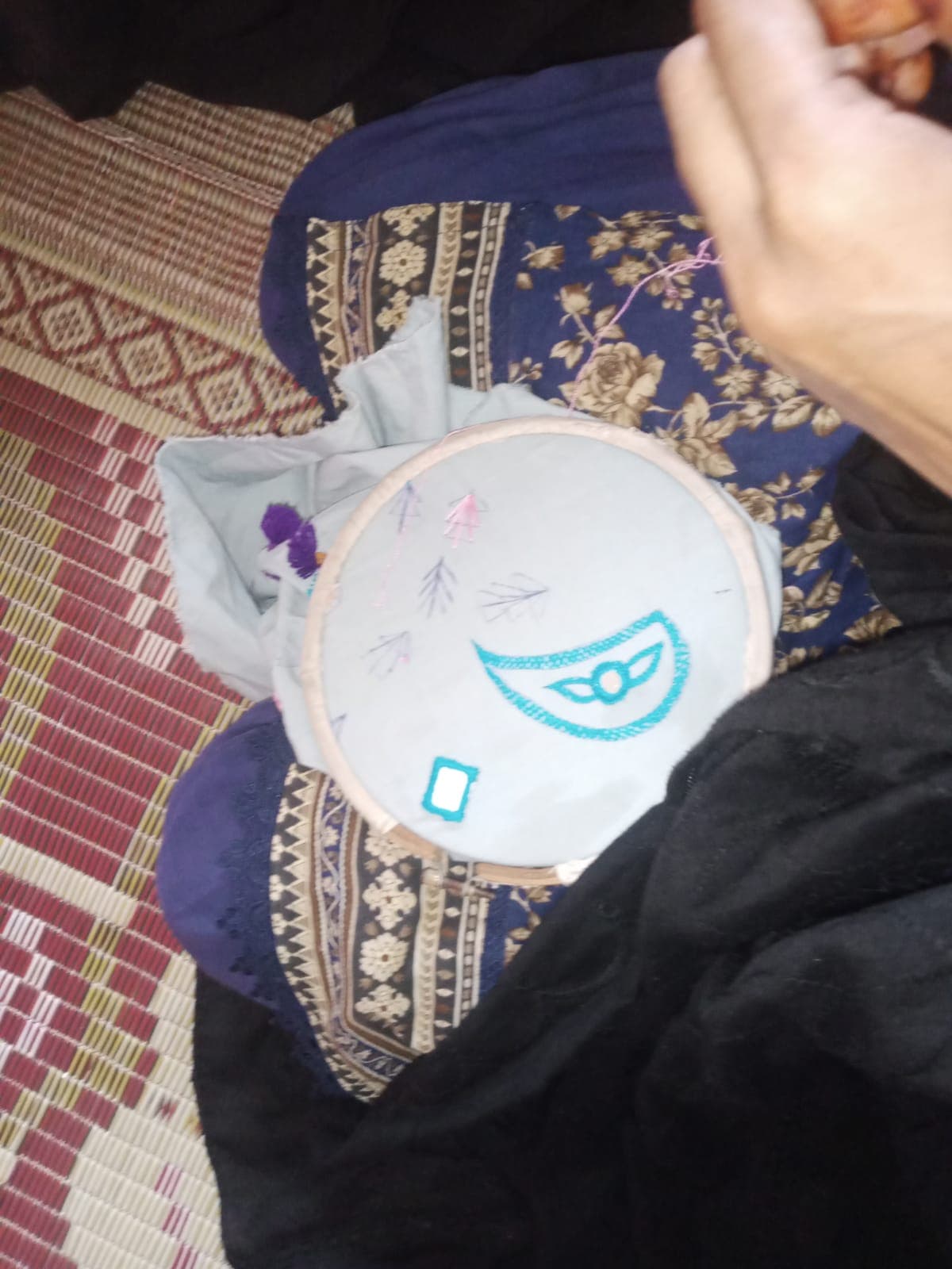 Embroidery program at Hunar — trainee work (1)
