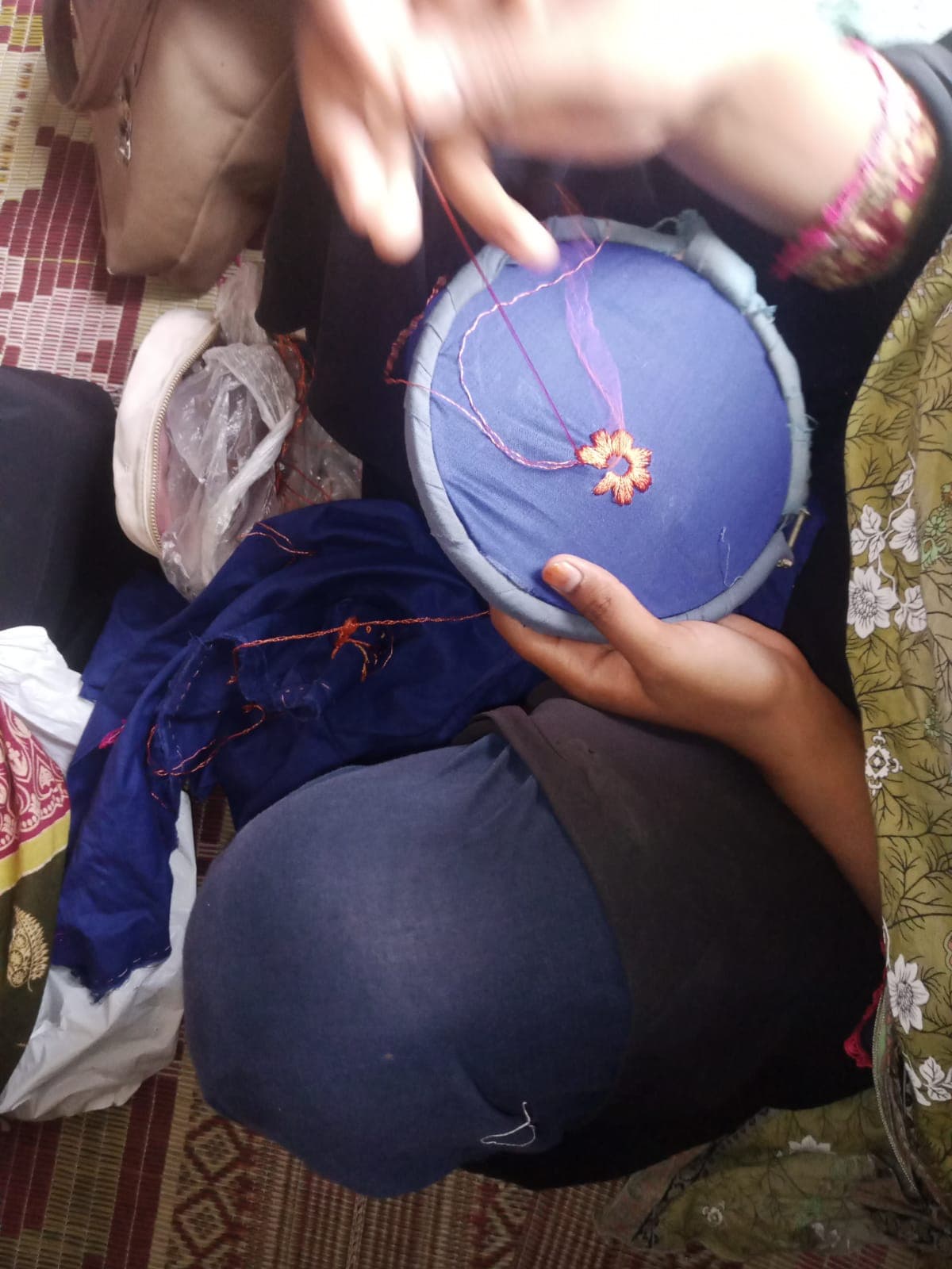 Embroidery program at Hunar — trainee work (3)