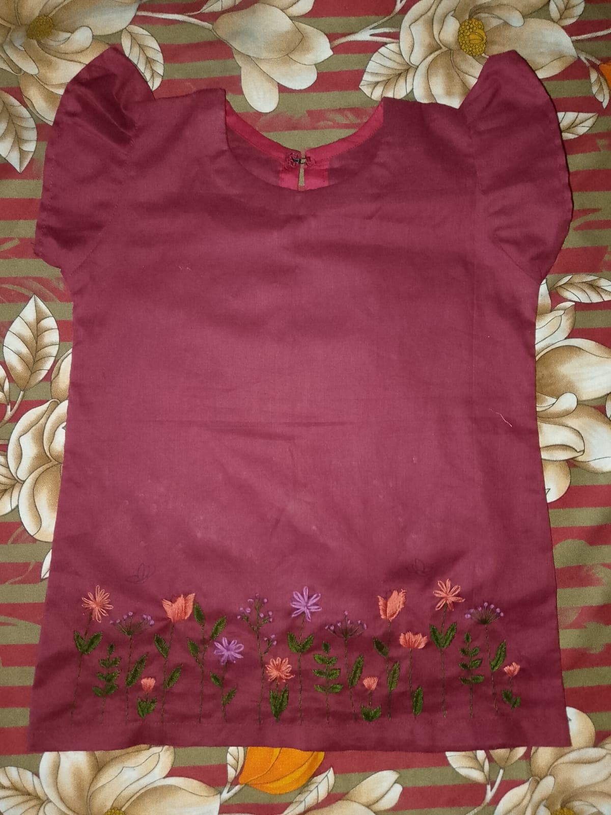 Sewing program at Hunar — trainee work (7)