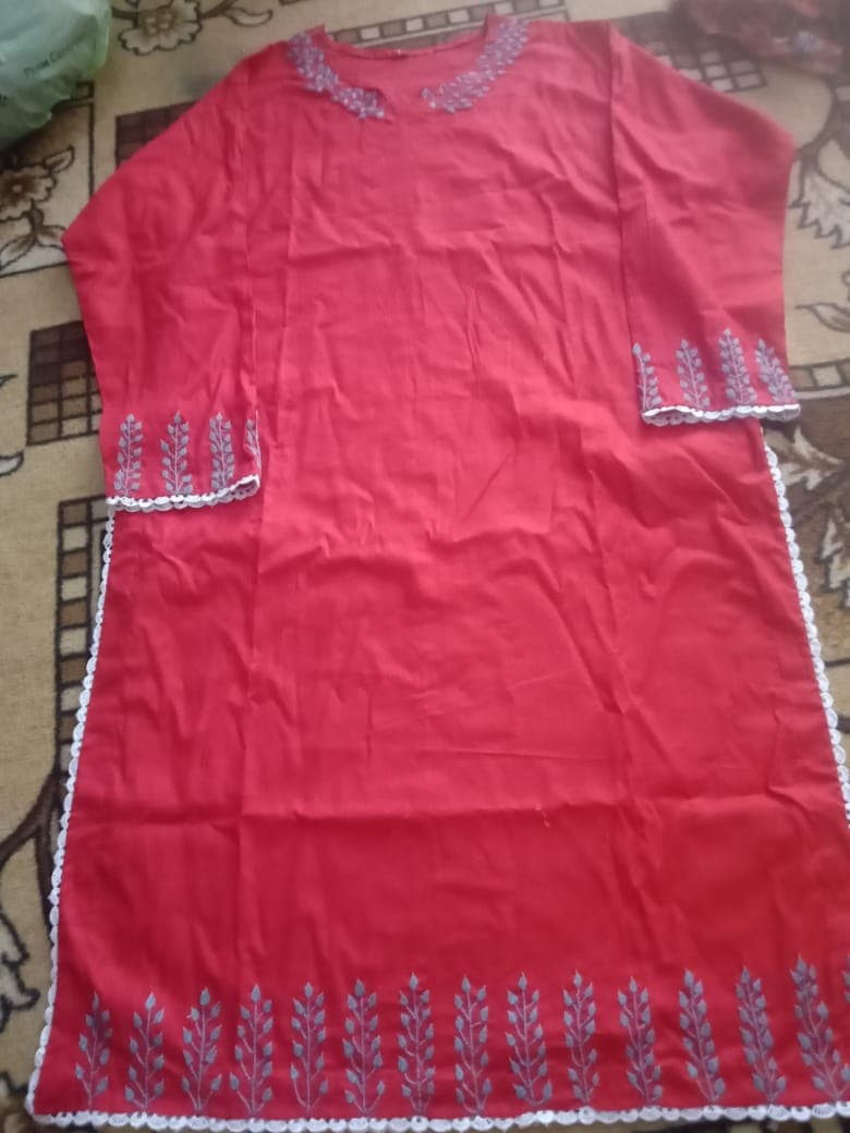 Sewing program at Hunar — trainee work (8)